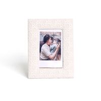 Cadres photo miniatures en gros, 3 pouces, petits cadres photo à motif tissé pour Fujifilm, fournitures de bureau et scolaires personnalisées