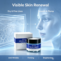 Crème régénérante GHK-CU SNAP-8, peptide anti-rides, lifting, réparation de la barrière cutanée, éclaircissant, hydratant pour le visage, vente en gros OEM, 50g ODM