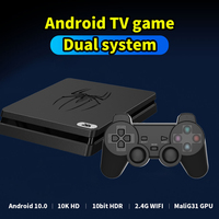 Topleo Boîtier TV Android Double Système Console de Jeu Rétro Portable et Lecteur Multimédia