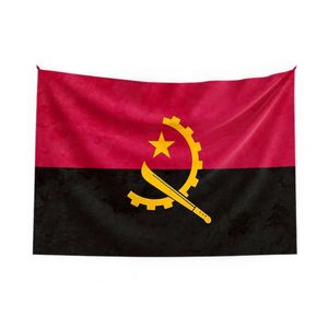 Bandera Personalizada de Alta Calidad 3x5 de Todos los Países, Incluida Angola, Hecha de Tela de Poliéster de Alta Calidad para Uso Automotriz, Precio de Fábrica - Product Image 1