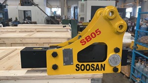 Ciseaux hydrauliques latéraux SOOSAN SB05, burin de 35 mm pour excavatrice de 0,8 à 2,5 tonnes avec moteur et pompe - Product Image 2