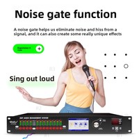 Processeur audio numérique T-SP306 T-SP408 3 entrées 6 sorties 4 entrées 8 sorties pour scène, multifonctionnel, avec division de fréquence, delay et limiteur
