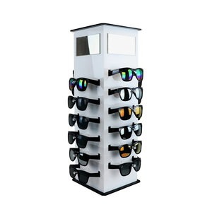 Retail <strong>Shops</strong> <strong>24</strong> Pairs Eyeglasses Display Disassembled Countertop Spinning Acrylic Sunglasses Display Stand Holder - Product Image 4