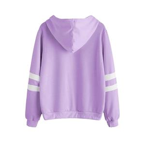 Sweat-shirts à capuche en molleton imprimés surdimensionnés et respirants pour femmes, à manches longues, avec poches, nouveau style, motif sur le devant, pour l'hiver et l'automne - Product Image 6