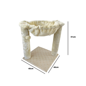 Kattenboom gris gato grande Cama de Gato hamaca cama gato condo casa sisal - Product Image 4