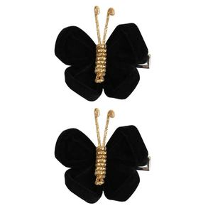 Buatan tangan kustom pelangi kupu-kupu logam klip rambut untuk anak-anak produsen grosir aksesoris rambut - Product Image 3