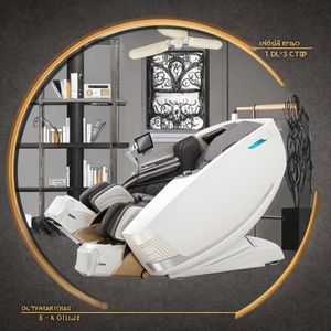 Silla de masaje de gravedad cero de cuerpo completo 3D de lujo de primera calidad con guía flexible de detección de salud Sl Track y masaje de pies separado - Product Image 1