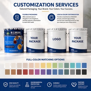 <span class=keywords><strong>Pintura</strong></span> de Emulsión para Exteriores de Alta Calidad, <span class=keywords><strong>Lavable</strong></span>, de Látex, para Paredes Exteriores, Económica y Decorativa - Product Image 6