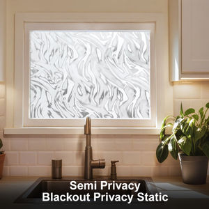 Fancyfix <span class=keywords><strong>Contour</strong></span> Line Film <span class=keywords><strong>de</strong></span> <span class=keywords><strong>fenêtre</strong></span> en verre dépoli statique Film <span class=keywords><strong>de</strong></span> verre <span class=keywords><strong>vinyle</strong></span> blanc Film givré - Product Image 4