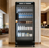 Máquina Expendedora de Bebidas Frías Higiénica Qingo con Servicio 24H, Función SDK, Pantalla Táctil y Gestión Basada en la Nube para Áreas Públicas
