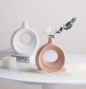 <span class=keywords><strong>Vase</strong></span> rond minimaliste nordique Boho Ins Style <span class=keywords><strong>Vase</strong></span> à fleurs de la <span class=keywords><strong>pampa</strong></span> <span class=keywords><strong>Vase</strong></span> en céramique <span class=keywords><strong>blanc</strong></span> mat <span class=keywords><strong>pour</strong></span> décoration de table - Product Image 4