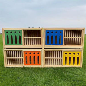 Venta al por mayor personalizado etiqueta privada seta jaula para pájaros Casa de pájaros jaula de madera de lujo para la cría de palomas - Product Image 1