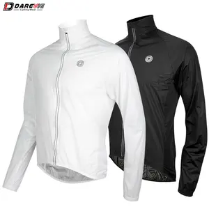 Darevie best selling custom lightweight foldable pocket waterproof bike cycling jacket plus size men's bicycle jackets
