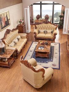وحدات تشيسترفيلد أوروبية عتيقة من الجلد العتيق الفاخر لأثاث غرفة المعيشة الفاخرة للفنادق والفيلات - Product Image 4