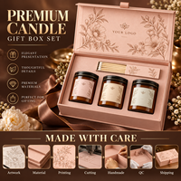 Boîtes cadeaux rigides magnétiques personnalisées de luxe, matériaux recyclés, doublure en éponge, laminage mat, gaufrage pour parfum, bougie, cosmétique