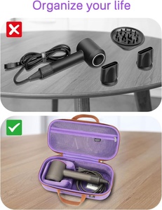Etui de voyage rigide personnalisé en EVA pour <span class=keywords><strong>Dyson</strong></span> Styler-pochette de rangement antichoc pour tous les accessoires, baril et sèche-linge - Product Image 2