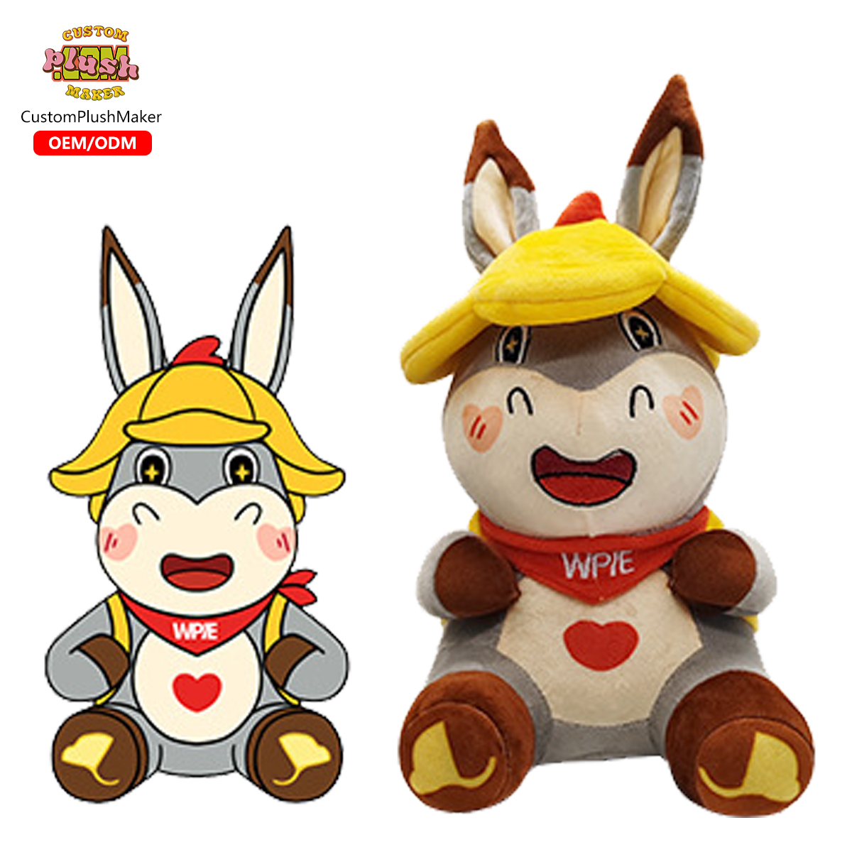 poupées en peluche personnalisées