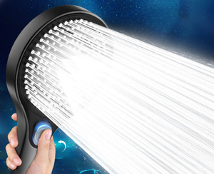 New Design 5 Mode Handheld Shower Head High Flow Rate <b>Spray</b> Gunmetal Finish for Hotel Bath Shower Faucet System - Product Image 6