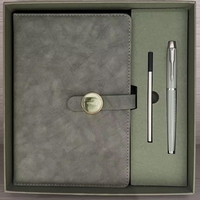 Ensemble cadeau de carnet et stylo en cuir de qualité supérieure, journal personnalisé avec recharge de stylo, cadeau pour clients et employés d'entreprise