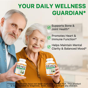 Cápsula de gelatina blanda de vitamina D3 K2 vegana de Etiqueta Privada, suplemento de vitamina D3 y K2 de apoyo inmunológico con aceite de coco para huesos saludables - Product Image 5