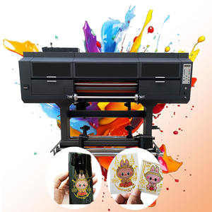 Imprimante DTF UV 3 têtes I3200 pour films AB 3D de 60 cm, rouleau à rouleau de 1,8 m, pour valises, bois, gobelets et bagages - Product Image 1