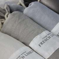 Drap de lit en lin pur 100 à usage domestique, literie en lin français, drap de lit, tendance, pièces