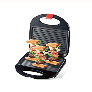 เครื่องทำวาฟเฟิลไฟฟ้า กระทะเคลือบสารกันติด 220V 110V สำหรับทำอาหารเช้าที่บ้าน แซนวิช ขนมปังปิ้ง เครื่องอบขนม - Product Image 2