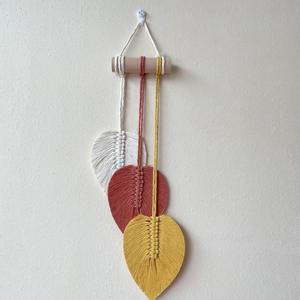 Y859 Tressé Coton Corde Feuilles Colorées En Forme De Coeur <span class=keywords><strong>Tapisserie</strong></span> <span class=keywords><strong>Murale</strong></span> Bohème Ins Style Décoration Ins Style Ornements - Product Image 6