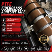 Ruban adhésif en PTFE (Téflon) sur mesure, options de largeur marron, blanc, noir, pour presse à chaud, scelleuse sous vide et rouleaux, pour approvisionnement en gros