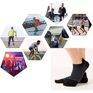 Lightweight Anti-Friction Running Socks With Five <b>Toes</b> - Product Image 6