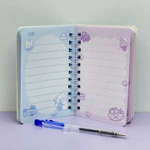 A7 Carnet de notes pour étudiants Page couleur Ligne horizontale Stylo École primaire Classe Leçon Préparation Livre mémo Salle de classe - Product Image 4