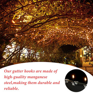 <span class=keywords><strong>Clip</strong></span> Decorative per Luci a Corda per Recinzioni da Giardino, Ganci per Luci a Corda, Ganci Appendibili a <span class=keywords><strong>Clip</strong></span> - Product Image 2