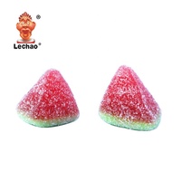 Bonbons Halal en Gros de l'Usine Lechao : Bonbons Gélifiés à la Pastèque en Forme de Fruit, Sucrés et Moelleux, Idéaux pour la Vente en Gros