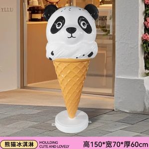 Ornamen dekorasi toko makanan penutup simulasi es krim donat - Product Image 5