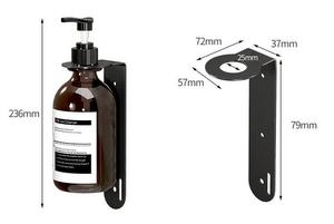 OEM ODM Ensemble <span class=keywords><strong>distributeur</strong></span> personnalisé de 500ml de <span class=keywords><strong>savon</strong></span> triple liquide <span class=keywords><strong>mural</strong></span> pour les mains d'hôtel avec shampooing et après-shampoing Accessoires de salle de bain - Product Image 4