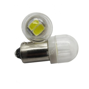 ออโต้ดราก้อนส์ โคลด์ไวท์ แบบไม่กระพริบ Ba9s # 44 # หลอดไฟ LED แบบใสทรงกลม 47 2SMD 5630 สำหรับเครื่องพินบอล - Product Image 3