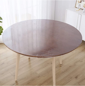 Fitted PVC Handmade Geometric Pattern Mediterranean Style <strong>Tablecloth</strong> Elastic Edge Waterproof Oilproof <strong>Wipeable</strong> for 45"-56" - Product Image 6