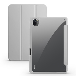 Ultra Slim Tri-fold PU + Acrílico Flip Funda de cuero para tableta para Xiaomi <span class=keywords><strong>Mi</strong></span> <span class=keywords><strong>Pad</strong></span> <span class=keywords><strong>5</strong></span> /<span class=keywords><strong>PAD</strong></span> <span class=keywords><strong>5</strong></span> Pro 11 "<span class=keywords><strong>2021</strong></span> - Product Image 1