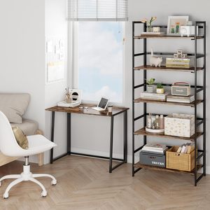 Kệ lưu trữ có thể gập lại 3-5 tầng không lắp ráp kệ cổ điển & tiết kiệm không gian - Product Image 4