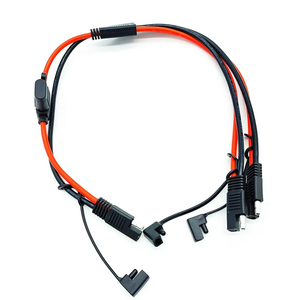 อะแดปเตอร์แยกสัญญาณ1ถึง<span class=keywords><strong>2</strong></span> Y แบตเตอรี่ไฟฟ้ากระแสตรงถอดออกอย่างรวดเร็วสายไฟต่อปลั๊กกับฟิวส์กลาง - Product Image 4