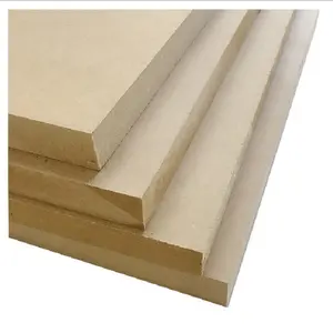 18mm 4x8 MDF With Melamine Film Sheet Melamine Laminated MDF Board For Furniture And Kitchen Cabinet