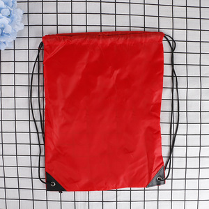 <b>Plain</b> Custom Made Printed Promotional Polyester Sports Drawstring <b>Bag</b> - Product Image 5