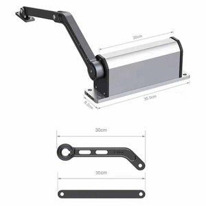 Ouvre-porte électrique automatique à 90 degrés, robuste, pour système de contrôle d'accès extérieur, actionneur de portail commercial - Product Image 4
