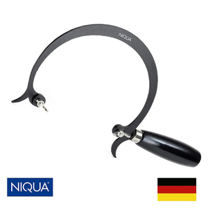 กรรไกรตัดเครื่องประดับแบบโค้ง NIQUA ขนาด 110 มม. ด้ามจับไม้ หัวจับเปลี่ยนได้ สำหรับงานตัดเครื่องประดับละเอียด - Product Image 2