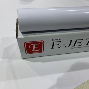 EJET Self Adhesive <strong>Vinyl</strong> in Guangzhou Transparent for Advertisement Printing 140g Roll Sheet Glossy Finish Transparent 90 Micron - Product Image 4