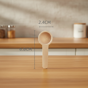 Mini cuchara de madera multiusos para leche en polvo pequeña medicina baño sal café en polvo mermelada otros productos químicos domésticos - Product Image 3