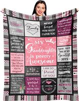 Cadeaux d'anniversaire personnalisé meilleur ami maman fille usine OEM jeter couverture 60 "X50" personnaliser flanelle polaire douce