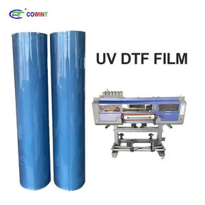 Cowint diskon besar Dtfs Uv Transfer cetakan Transfer Film lembar Label UV DTF cetak film untuk Transfer mug