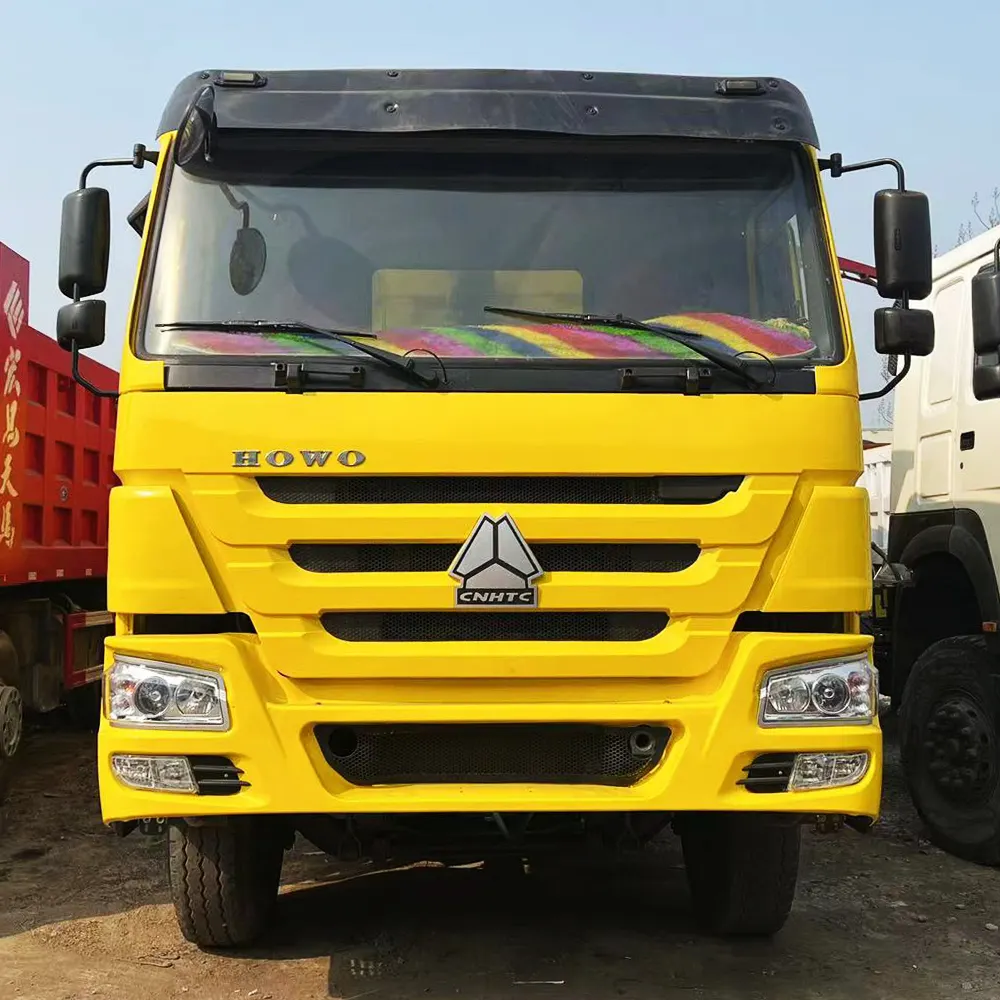 SINO TRUCK 12 Wheeler RHD 50tons Second Hand 8x4 Used HOWO Tipper Dump Truck used truck tractor units