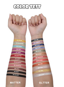 Crayon pour les yeux mat et scintillant en 24 couleurs, en forme de gel, bâton, brun, noir, paillettes, stylo pour les yeux, gel pour les yeux imperméable, anti-bavures - Product Image 3